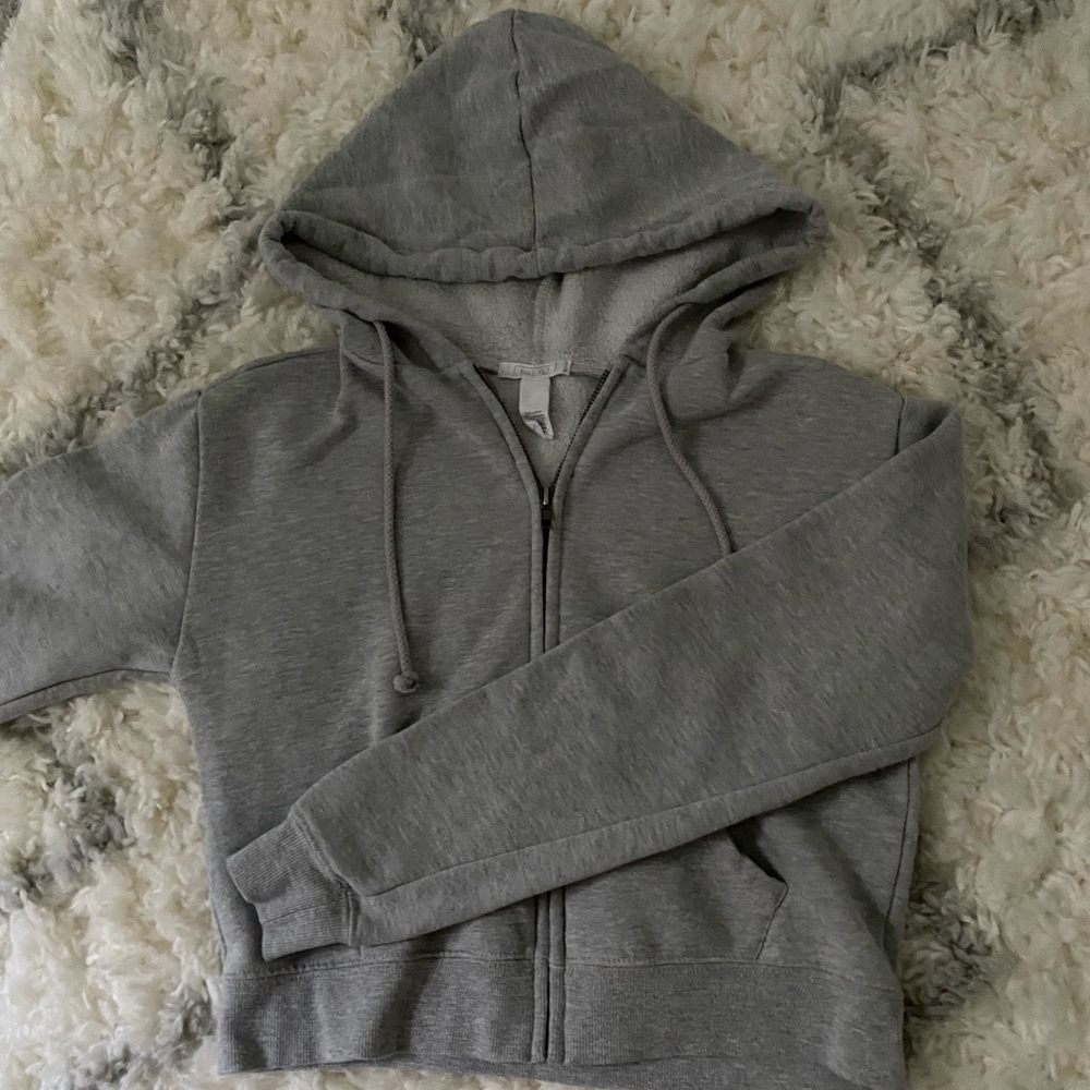 Full Tilt Gray Zip-Up Hoodie